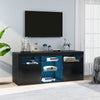 Modern TV Unit Cabinet TV Stand High Gloss 2 Doors Living Room Furniture 120cm