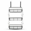 Hanging Storage Basket Rack Over Door Tidy Kitchen Bathroom Space Saving Bin