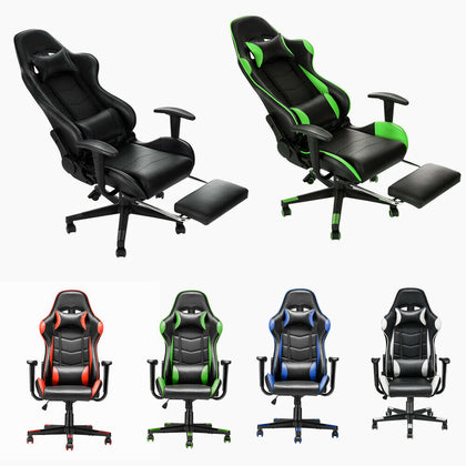 Gaming Chair Office Chair PC Video Game Chair Recliner Swivel Chair Gas Lift NEW