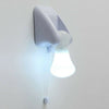 LED Bulb Handy Stick On Wall Mount Cordless Pull Cord Cupboard Room Night Lights