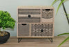 Design 4 Drawer Free Standing Trinket Storage Unit Small Wooden Cabinet