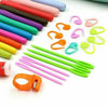 42/100x Crochet Hook Kit Yarn Knitting Needle Sewing Tool Ergonomic Grip Bag Set
