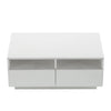 High Gloss Coffee Table With Storage Drawers Modern Office Living Room Wooden