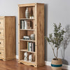 Solid Wood Pine Large Bookcase Tall 5 Shelf Display Shelves Unit Livingroom