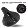 Wide Extra Comfy Bike Bicycle Gel Cruiser Comfort Sporty Soft Pad Saddle Seat UK