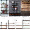 Black Metal Wall Shelf Wall Mounted Diaplay Shelf Living Room Bedroom