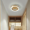 LED Golden Ring Ceiling Lamp Nordic Modern Minimalist Entrance Hallway Bedroom