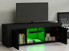 Modern TV Unit Cabinet Stand Sideboard Matt body and High Gloss Doors LED Lights