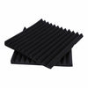 6/12/24PCS Sound Proofing Acoustic Wedge Foam Tiles Studio Home Wall Panels UK