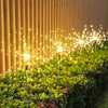 2X 120LED Garden Path Lights Solar Power Firework Lamp Starburst Stake Outdoor