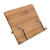 Bamboo Receipe Display Cook Book Stand Foldable Holder for Books, ipads Rest