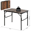 Outsunny Portable Aluminum Folding Picnic Table Outdoor Garden BBQ Party Desk