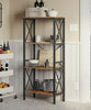 Tall Kitchen Larder Unit Industrial Shelving Rack Rustic Display Shelves Pantry