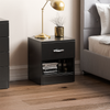 Chest Of Drawers Bedside Cabinet Dressing Table Wardrobe Bedroom Black