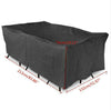 Heavy Duty Waterproof Garden Patio Furniture Cover for Rattan Table Cube Outdoor