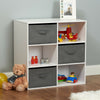Hartleys White Childrens Toy/Games Book Shelf Storage Unit Shelves Boys Girls