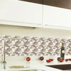 18/90pcs Kitchen Bathroom Mosaic Tile Stickers Self-Adhesive Waterproof Decal