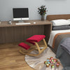 Ergonomic Kneeling Chair Rocking Posture Wood Stool for Home Office & Desk Chair