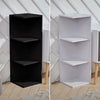 3/4 Tier Corner Shelf Living Bedroom Cupboard Storage Organiser for Home Office