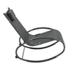 Ergonomic Rocking Chair Recliner Garden Relaxing Sun Lounger Reclining Rocker