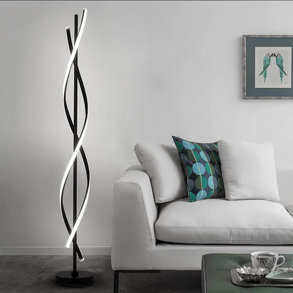 60W Tall LED Floor Lamp Reading Standing Lamp Cool White Modern Lounge Room Lamp