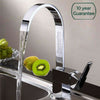 Waterfall Modern Mono Kitchen Mixer Tap Spray Chrome Hot & Cold Sink Faucet Taps