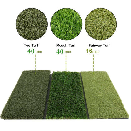 Portable Golfers Practice Mat Antiskid Chipping Driving Range Training Aid Turf