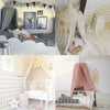 Kids Crib Bed Canopy Bedspread Mosquito Net Curtain Bedding Dome Tent Cotton
