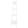 White Ladder Shelf 4Tier Storage Shelving Unit Standing Plant Display Metal Rack