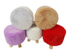 Luxury Chic Wooden Footstool Pouffe Stool Foot Rest Padded Seat Shabby Kids Seat