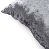 Cushions Set of 4 luxurious Crushed velvet Silver Velvet Cushion covers Soft