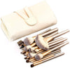 24PCS Professional Make up Brushes Set Cosmetic Tool Kabuki Makeup+ Luxury Bag