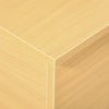 Storage Box Chest With Lid Spacious Collect Cabinet Chipboard -Burlywood