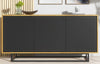 Loft Retro Industrial Sideboard Vintage Oak TV Unit Cabinet Cupboard TV Stand