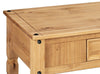 Corona Coffee Table 1 Drawer Solid Wood Occasional Table, Mexican Pine