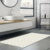 120cm Vinyl Floor Mat Rug Tile Mosaic Pattern Non Slip Easy Clean Home Decor