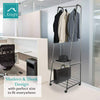 Clothes Rail Rack Garment Dress Shirts Hanging Display Stand Shoes Storage Shelf