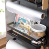 Magnetic Organiser Rack Refrigerator Side Shelf Storage Holder Hook Kitchen UK