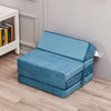 Single Double Fold Out Chair Z Bed Futon Couch Sleepover Guest Mattress Washable