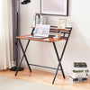 Folding Computer Desk Shelf PC Laptop Desk Home Office Study Table Workstation