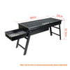 Portable BBQ Fire Pit Folding Camping Garden Charcoal Barbecue Grill Outdoor NEW
