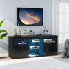 Modern TV Unit Cabinet TV Stand High Gloss 2 Doors Living Room Furniture 120cm