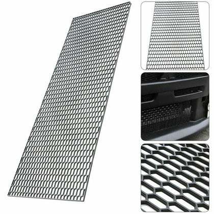 Car 3D ABS Plastic Racing Honeycomb Bumper Vent Tuning Grill Mesh Spoiler 120cm