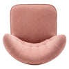 Scallop Shell Button Back Armchair Occasional Lounge Single Sofa Chair Wing Back