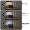 Long Arm Desk Lamp Adjustable Clamp On Desk Light Modern Craft Lighting LED 10W