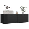 TV Stand Chipboard Storage Furniture High Gloss Black