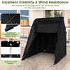 Heavy-Duty Outdoor Motorcycle Shelter Portable Garage Motorbike Storage Shed