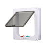 Dog Cat Pet 4 Way Locking Large Cat Small Dog Flap White Catflap Pet Door UK