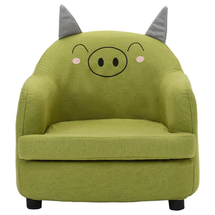 Kids Children Chair Armchair Fabric Pig Piglet Piggy Cute Sofa Tub Bedroom Seat