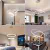 LED Pendant Light Ring Adjustable Lamp Ceiling Lights Decor Lighting Variable